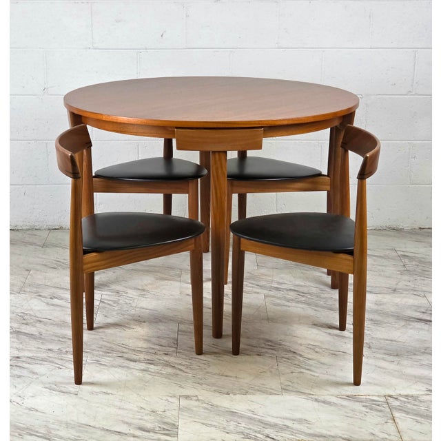 Mid 20th Century Mid 20th Century Roundette Teak Dining Set by Hans Olsen for Frem Rojle For Sale - Image 5 of 14