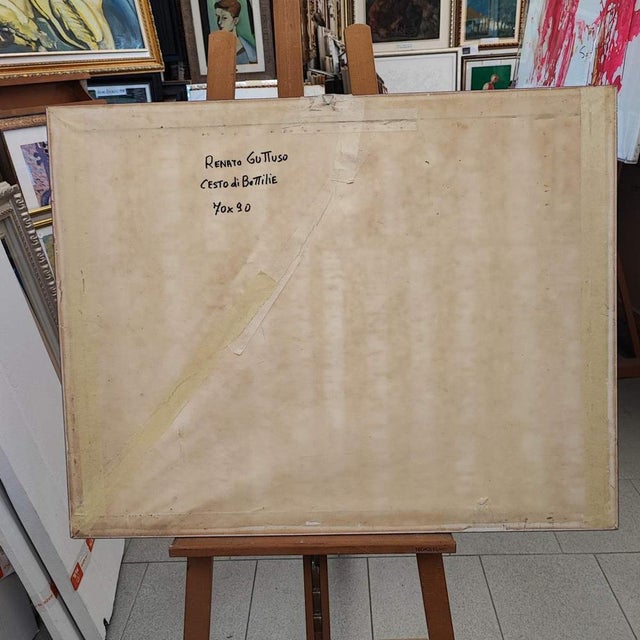 Renato Guttuso, Watercolor, Framed For Sale - Image 6 of 7