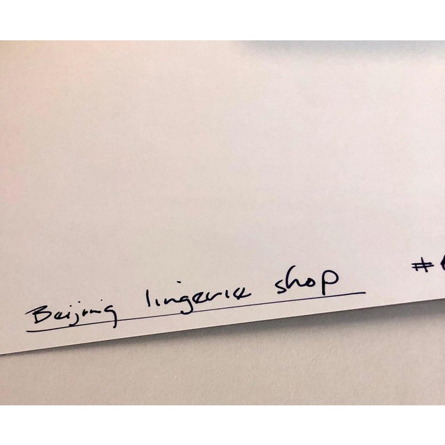 American Mark Abrahamson, Vintage Photograph Cibachrome 1981 Beijing China Lingerie Shop Color Photo Print, 1981 For Sale - Image 3 of 9