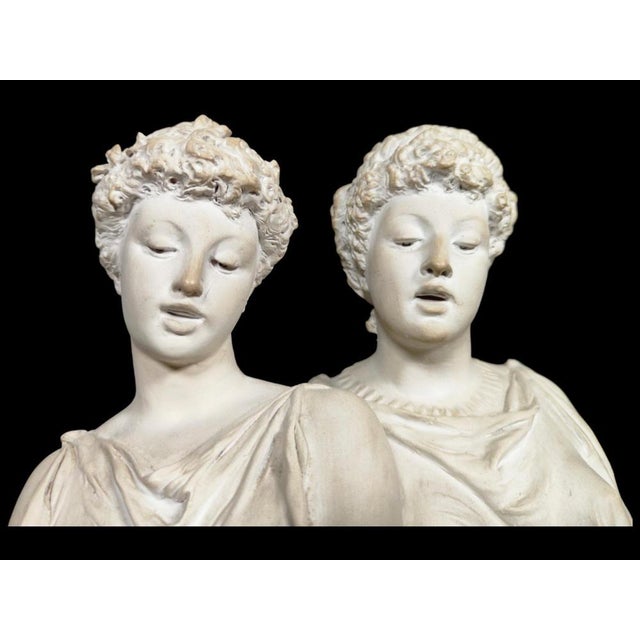 Ceramic Ed Lanteri, Greek Ladies, 19th Century, Terracotta For Sale - Image 7 of 15