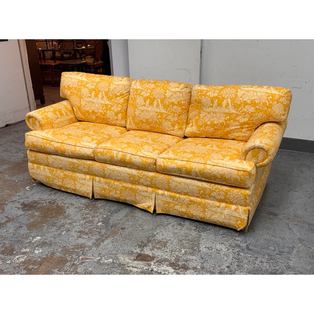 2010s Queen Size French Pierre Deux La Declaration Sleeper Sofa For Sale - Image 5 of 12