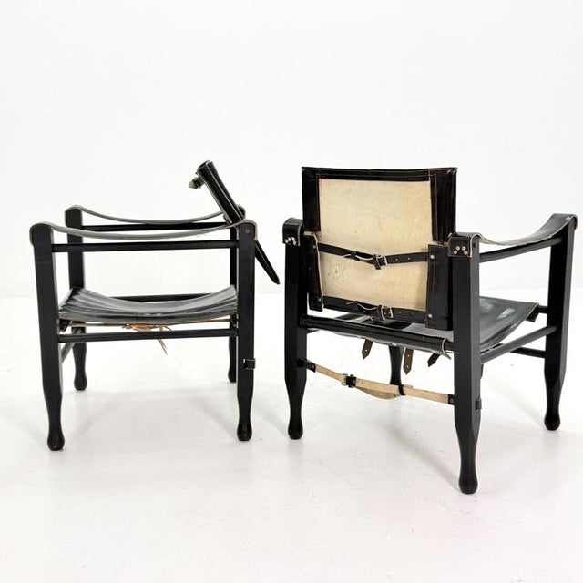 Mid-Century Modern Safari Chair by Aage Bruun & Son, Denmark, 1960s For Sale - Image 9 of 18