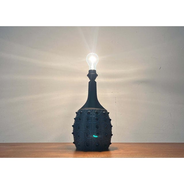 Mid-Century Modern Danish Studio Pottery Table Lamp from Jette Hellerøe, 1960s For Sale - Image 12 of 18