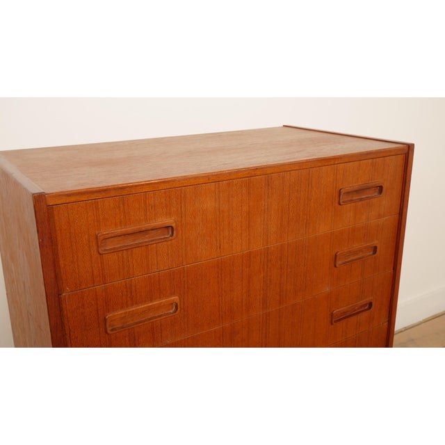 Vintage Danish Chest of Drawers in Teak For Sale - Image 5 of 9