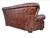 Restoration Hardware Leather Churchill Tufted Sofa For Sale In Los Angeles - Image 6 of 18