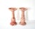 Pair of Vintage Italian Carved Griotte Marble Candlesticks For Sale - Image 4 of 13