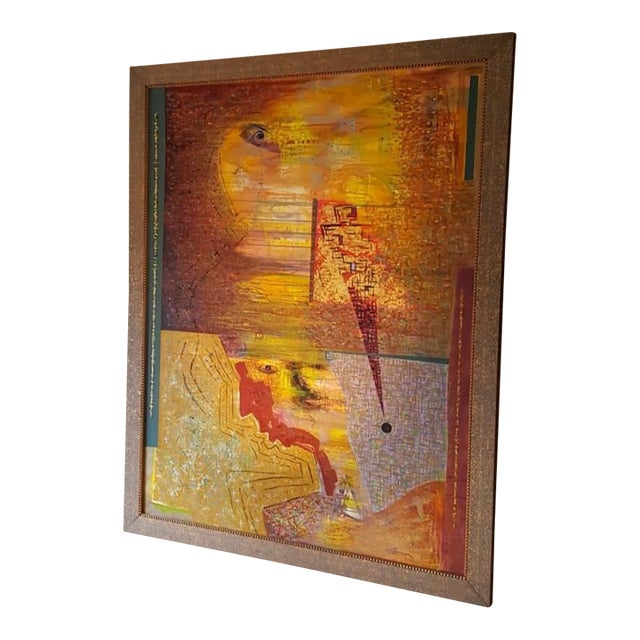 Corporate / Executive Office / Home - Monumental 8ft One of a Kind Original Painting by Bruce B Jefferson For Sale