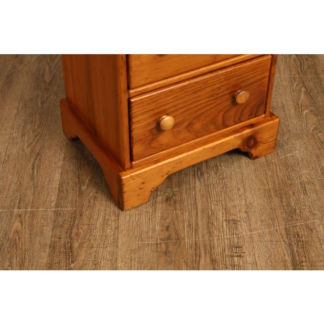 Rustic Pine Four-Drawer Nightstand For Sale In Philadelphia - Image 6 of 18