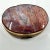 19th Century Set of 3 Victorian Snuff or Trinket Boxes Brass with Agate For Sale - Image 11 of 12
