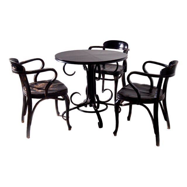 Art Deco Chairs by Michael Thonet, 1890s, Set of 4 For Sale