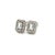 Natural Sapphire Diamond Stud Earrings 14k W Gold 0.96 TCW Certified For Sale - Image 9 of 16