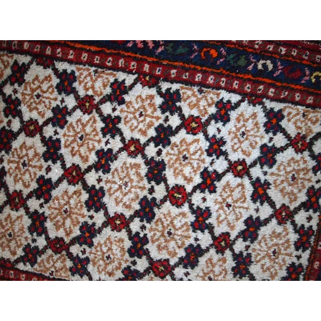 1960s Handmade Persian Hamadan Runner For Sale - Image 4 of 10