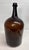 Large Rare Antique 1800's Hand Blown Amber Glass Demijohn Carboy Wine Bottle Jar For Sale - Image 10 of 13