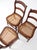Late 19th Century Antique Cane Seat Dining Chairs Set of 3 For Sale - Image 5 of 14