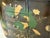 Wood Vintage Mid-Century Modern Hand-Painted Asian Chinese Chinoiserie-Style Lacquered Oval Credenza Buffet Sideboard Cabinet For Sale - Image 7 of 18