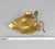 Metal Vintage Solid Brass Leaf Candlestick Holder For Sale - Image 7 of 8