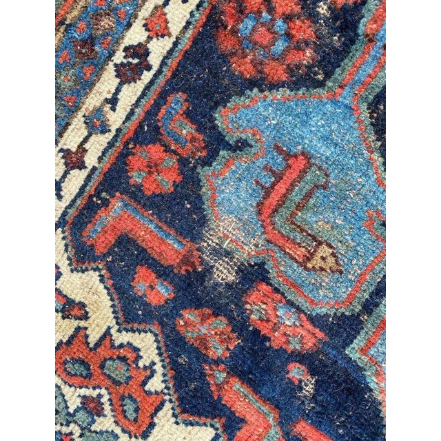 Antique Rustic Wool Rug For Sale - Image 17 of 18