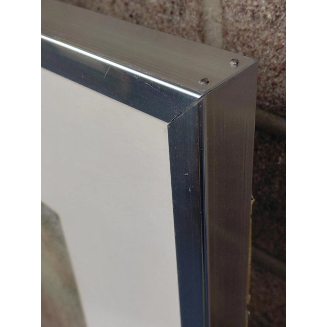 Framed J. Akston "Blind Result of Chance Set in Motion I" Enamel on Paper For Sale - Image 9 of 13