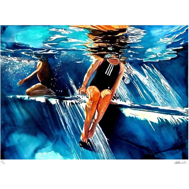 Maude Ovize, Divine Moment, 2022, Silkscreen Print For Sale - Image 7 of 7