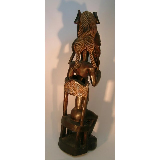 Baule Africain Wood Male Figure For Sale - Image 4 of 13
