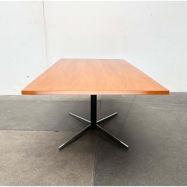 Wilhelm Renz Mid-Century Modern German Adjustable Dining Table by J.M. Thomas for Wilhelm Renz, 1960s For Sale - Image 4 of 18
