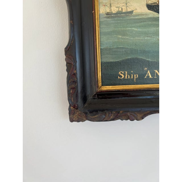 Hin Qua (Chinese, 19th century), circa 1869 Attributed to Hin Qua: Chinese Export "Anita" Ship Painting on Canvas C. 1869....