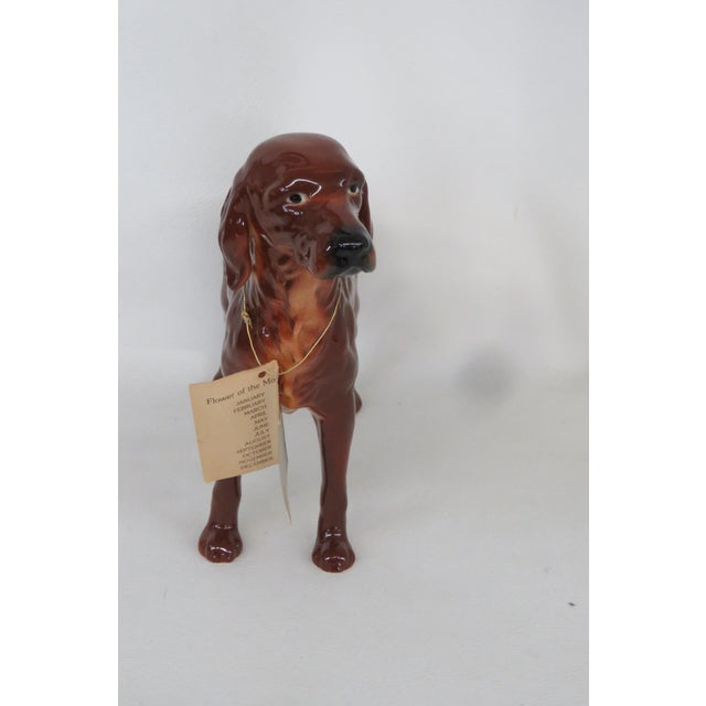 Vintage Goebel Ch622 Irish Setter Hand Painted Porcelain Dog Figurine 4699b For Sale - Image 10 of 18