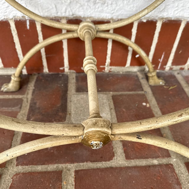 Maison Jansen 1970s Jansen Style Empire Swan Curule Vanity Stool For Sale - Image 4 of 12