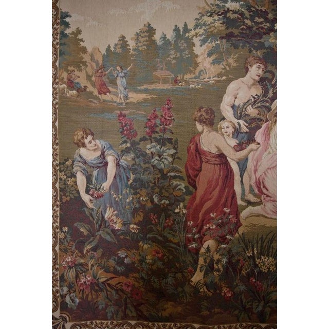 Baroque Tapestry Gobelin Celebrating Demeter For Sale - Image 6 of 9