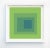 Mid-Century Modern Contemporary Geometric Art in Color Set of 6 - 11" X 11" in White Frames For Sale - Image 3 of 9
