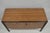 Late 20th Century Vintage Mid Century Modern Faux Rosewood Laminate Steel Metal Credenza Cabinet For Sale - Image 5 of 17