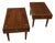 Mid 20th Century Merton Gershun for American of Martinsville Accord End Tables - Walnut, Brass Inlays For Sale