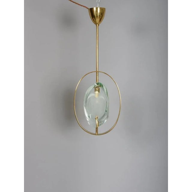 Model 1933 Micro Pendants by Max Ingrand for Fontana Arte, 1961, Set of 2 For Sale - Image 3 of 9