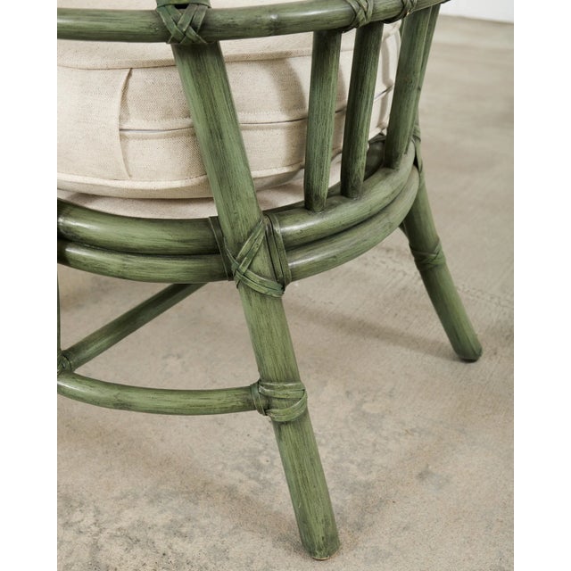 McGuire Organic Modern Twisted Rattan Lounge Chair For Sale - Image 15 of 18