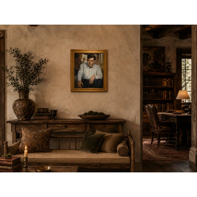 Portrait of a Young Man Jon - c.c. Hudson, C. 1936 For Sale - Image 10 of 10