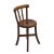 This is an oriental side chair with a light brown color finish and a Chinese "Fok" character carved on the seat. It has...