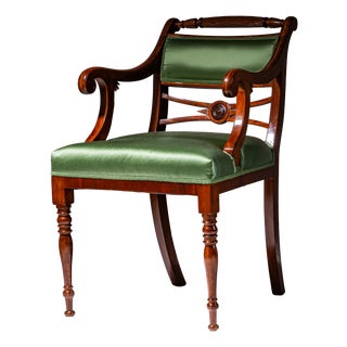 Antique Biedermeier Armchair, 1830s For Sale