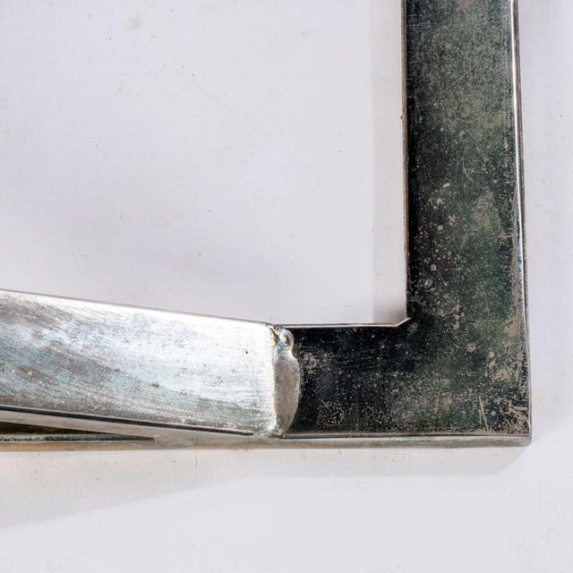 Mid-Century Chrome X-Base Bench For Sale - Image 4 of 15