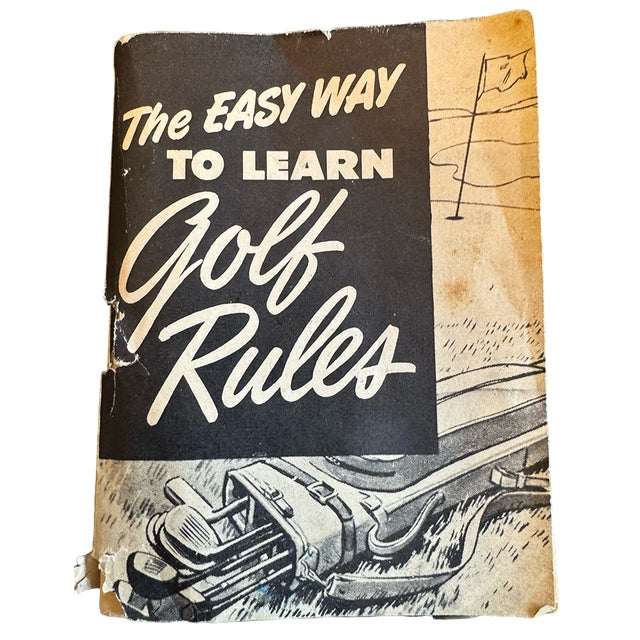 Metal Vintage Rolling Cocktail Golf Cart Bag With Golf Club Stirrers- 7 Pieces For Sale - Image 7 of 10