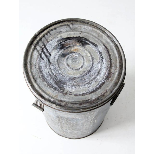 Antique Metal Flour Bin For Sale - Image 4 of 13