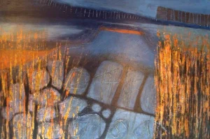 Patricia McParlin Skye Evening: Contemporary Abstract Expressionist Oil Painting