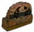 Unusual Antique Italian Hand Carved & Painted Wood Madonna & Child Sicilian Donkey Cart Fragment - Weighted for Doorstop For Sale - Image 14 of 18