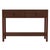 Spritely Home Accent Furniture Lark 44 in. W Rectangular Wood 2 Drawer Console Table with Lower Open Shelf, Walnut For Sale - Image 4 of 8