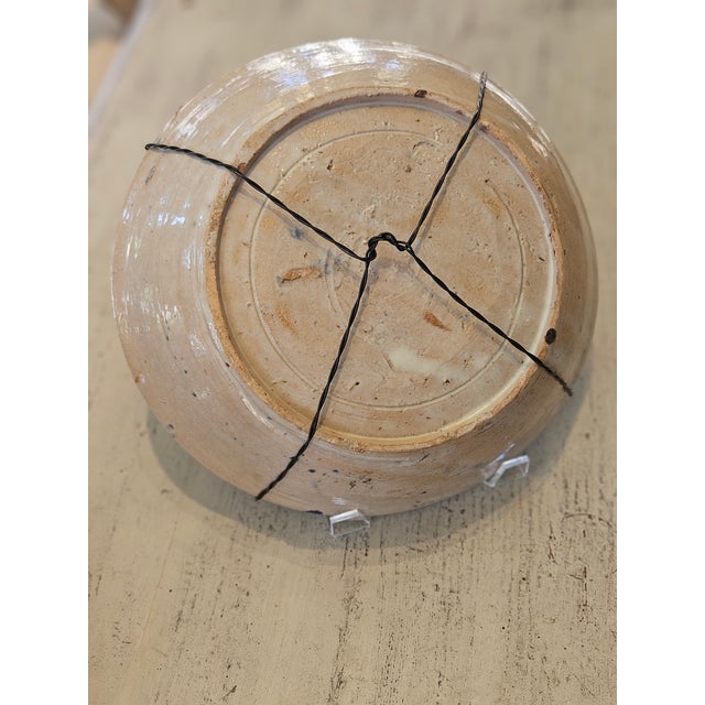 Mid 19th Century Spanish Ceramic Fajalauza Bowl From Granada For Sale - Image 4 of 7