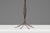 Rare Mid-Century Modern Rustic Hand-Forged Twisted Metal Torchiere Table Lamp by Robert Sonneman for George Kovacs, Usa, C. 1990 For Sale - Image 11 of 15