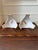 Vintage Handcrafted Signed Atomic Glazed Terracotta Candleholders - A Pair For Sale - Image 9 of 18