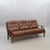 1970s Vintage Three-Piece Sofa Set in Leather, 1980, Set of 3 For Sale - Image 5 of 12
