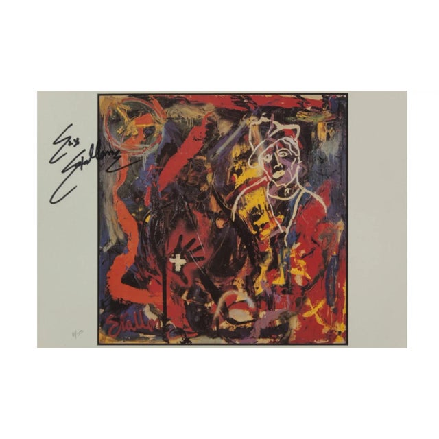 rare and captivating work by Sylvester Stallone (American, b.1946) titled Joan's Life. The beautiful late 20th century...