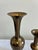 Mid-Century Modern Set of 2, Vintage Brass Bud Vases For Sale - Image 3 of 8