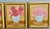 Impressionist Impressionist Style Floral Still Life Original Acrylic Paintings (Triptych -Set of 3) Framed For Sale - Image 3 of 12